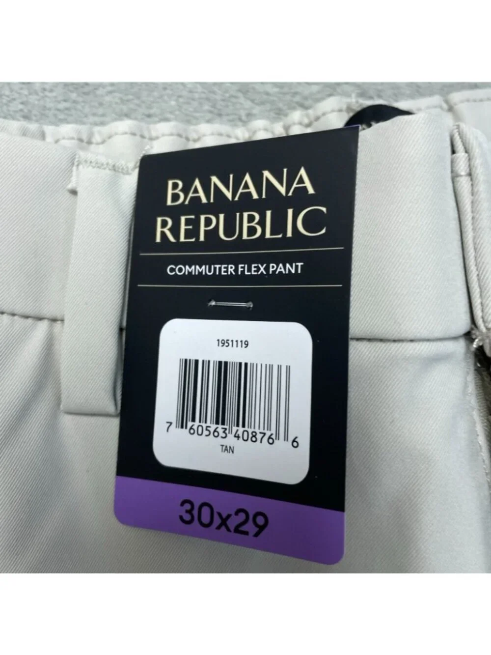 Banana Republic Men's 30x29 Commuter Flex Pants Athletic Fit Comfort Waist e1748